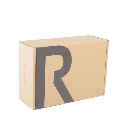 China Hot Selling Recyclable Cheap Kraft Paper Corrugated Cosmetic Packaging Shipping Box for sale