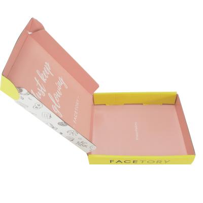 China Recycled Materials Paper Box Corrugated E Groove Shipping Box With Colorful Printing for sale