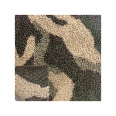 China Toy High Quality Super Soft Woven Camouflage Color Tweed Wool Fabric For Coat Use for sale