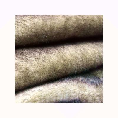 China Toy Warp Knitting Plush Fabric Market 1-2cm Super Soft Short Hair Pile For Coat for sale