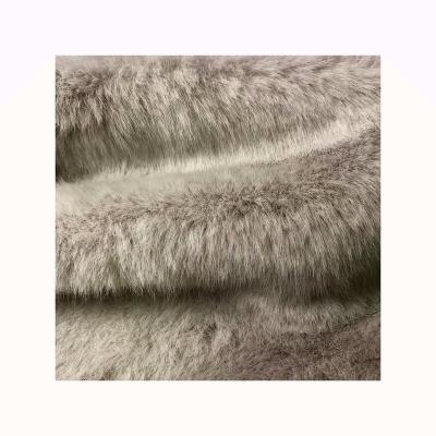 China Toy Super Soft And Cheap Price Khaki Color Top Wholesale Rabbit Fur Artificial Faux Fur Coat Fabric for sale