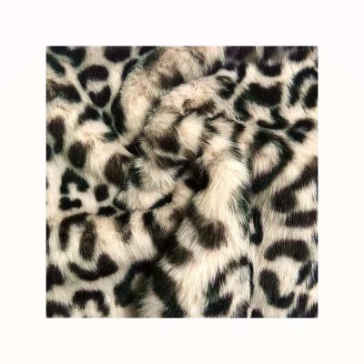 China Toy Professional Supply Low Price and High Quality Leopard Printed Artificial Fur for Coat for sale