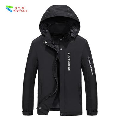 China YIZHIQIU OEM Men Streetwear Jacket Durable Black Anorak for sale