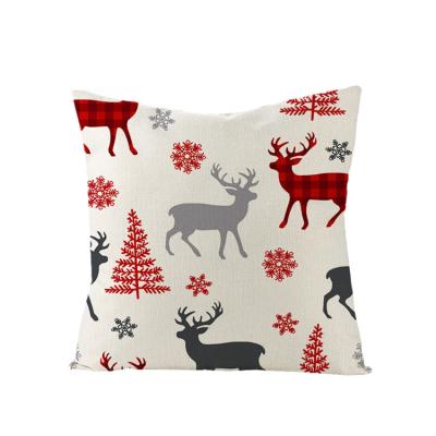 China Funny Anti-bacteria Bindi Christmas Sofa Set Pillowcase Cushion Covers Canvas for sale