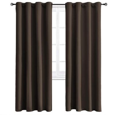 China Blackout Blackout Ready Made Solid Curtain For Living Room Window Curtain for sale