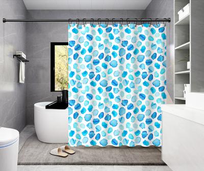 China BINDI Insulated Shower Curtain Liner With Printed Shower Curtain Set for sale