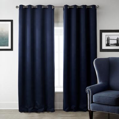 China Blackout Blackout Curtain Hot Seller, Amazon Window Curtain Supplier, Blackout Woven Curtain For Living Room for sale