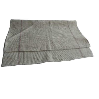 China Household Sustainable Polyester Cotton White Recycled Floor Mop Cloth for sale