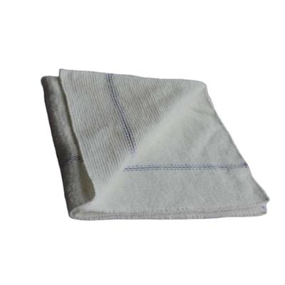 China Household Sustainable Flooring White Recycled Polyester Floor Mop Cleaning Cloth for sale