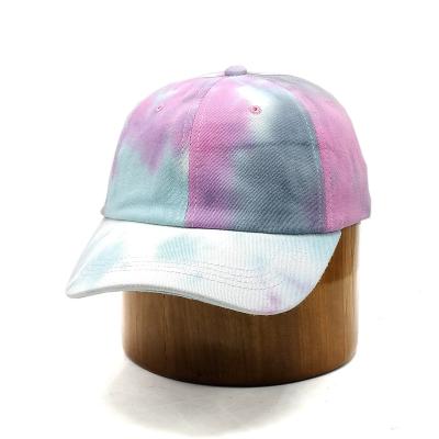 China JOINT Custom Tie Dye Print Dad Hat for sale