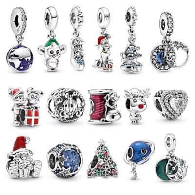 China Original factory wholesale female pendant CLASSIC S925 Sterling Silver Pandorar Christmas Gift DIY from Thailand for sale