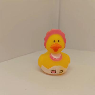 China Squeeze-sounding Dabbling Toy Floating Squeaky Bath Duck Vinyl Rubber Ducks for kids for sale