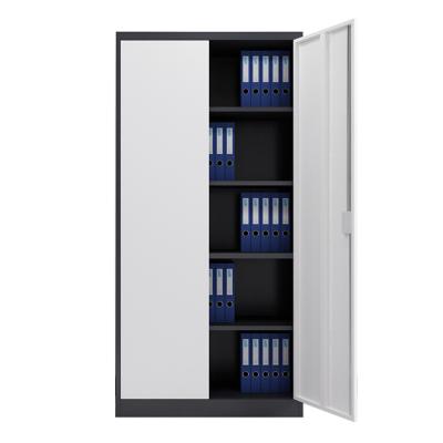 China Firmness Mk METAL CABINET 2 DOOR CUPBOARD 5 RAYS 185CM TALL INDUSTRIAL STORAGE CUPBOARD for sale