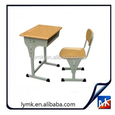 China Simple and contemporary used school desk chair, school furniture student chair, simple student desk and chair for sale