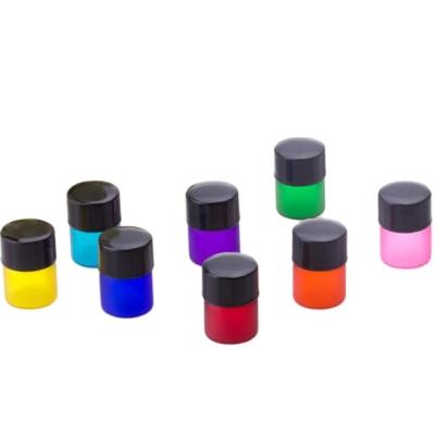 China Personal Care 1ml Rainbow Color Container Mini Sample Wholesale Essential Oil Glass Bottle Vial Essential Oil Sample Bottle For Sale for sale