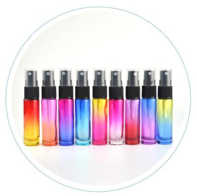 China Personal Care 10ml Spray Mmst Bottles Glass Scale Bottle Perfume Liquid PUMP Sprayer Gradient Supplies 9 Colors Personal Makeup Care Available for sale