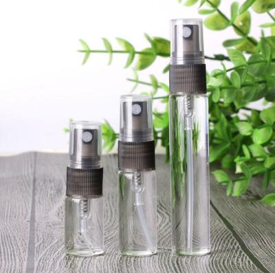 China Personal Care 3ml 5ml 10ml Refillable Spray Glass Cosmetic Empty Glass Bottle Container Travel Bottle Perfume Perfume Liquid Samples for sale