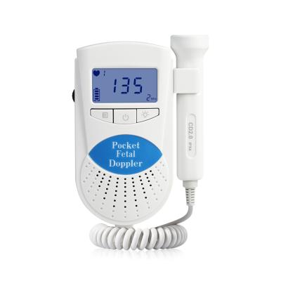 China Ultrasonic Fetal Heartless Plastic Auto Shutoff Model LCD Digital Display Rate Meter for sale