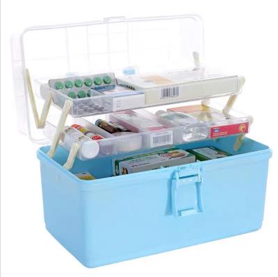 China HOUSEHOLD PP Material Portable Storage Medicine Box , Outdoor Home Multistory Storage Medicine Box 002 for sale