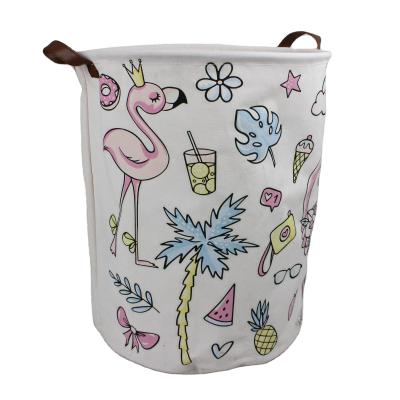 China Casual High Popularity Multifunctional Folding Storage Laundry Hamper Laundry Bag Basket With Carry Handle for sale