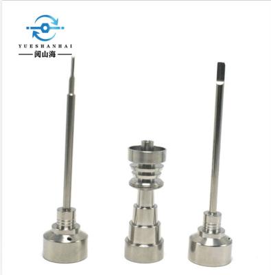 China Hot Selling Gr1 Gr2 Gr5 Titanium Alloy Accept Accessories Hookah Smoking Set Heat Smoke Nail Titanium Smoking Lid for sale