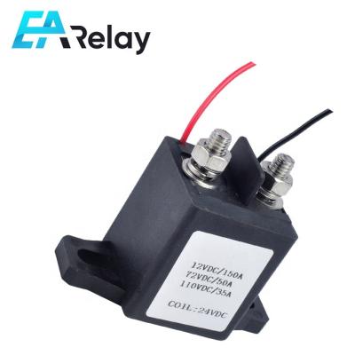 China Car System New Energy DC Electrical High Voltage Relay 72VDC 110VDC for sale