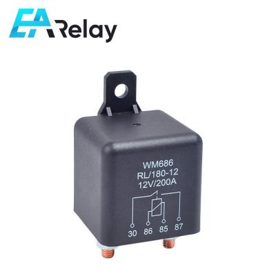 China Car Electrical System 200 Amp Continuous Duty Relay, SPST 4 Pin Heavy Duty Starter Relay, Load Relay Split Switch for sale