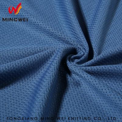 China Competitive Price Anti-Static Sports Tear-Resistant Plain Coating Uniform Naked Honeycomb Mesh Fabric for sale