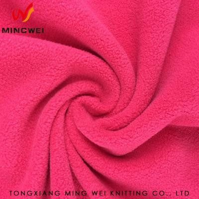 China Factory Price Anti-Static High Quality Sweatshirt Print Soft Thick Poly Sherpa Fleece Fabric For Garment for sale