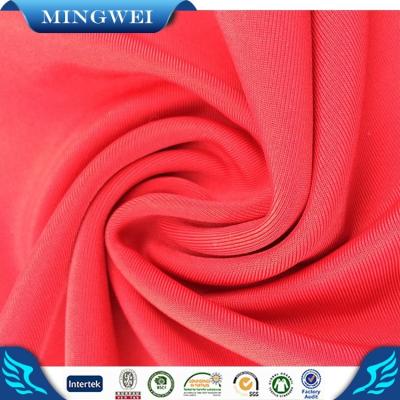 China Blackout Yarn Elastic Waterproof Worsted Spandex T-shirt Fabric Tank Top Fabric for sale