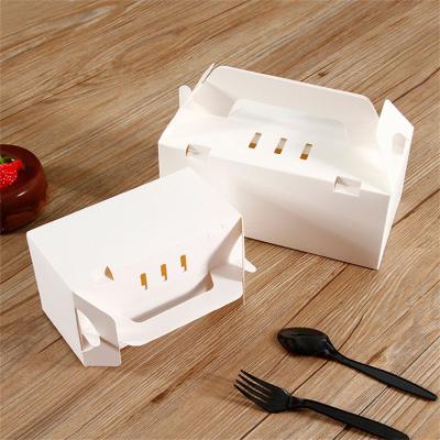 China Custom Logo Take Away Fast Food Carry Out Boxes Food Grade Biodegradable Semi Automatic Cardboard Paper Food Box for sale