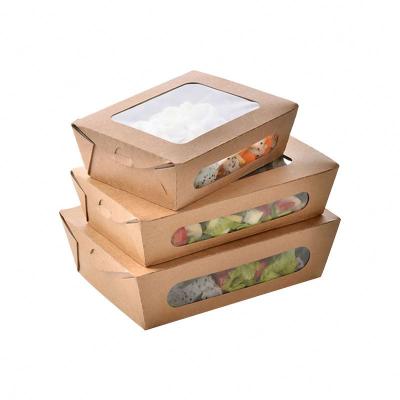 China Custom Printed Disposable Paper Gift Box Takeaway Food Container Packaging Paper Luxury Food Packaging Boxes for sale