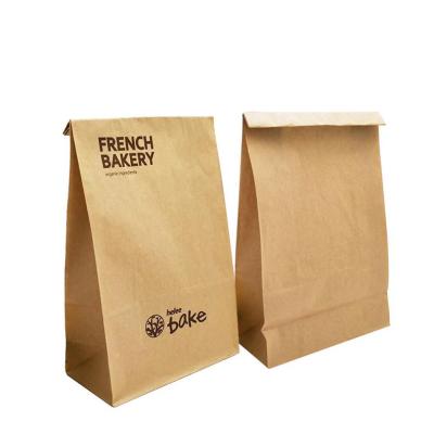 China Recycled Materials Food Grade Food Grade Food Packet SOS Bottom Paper Bags Recycled Prime Marked Packing Square for sale