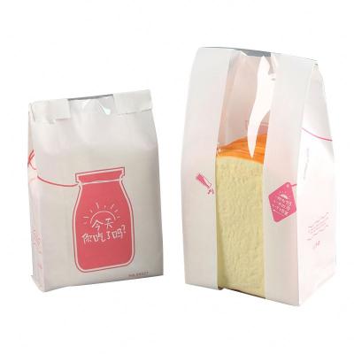 China Recycled Materials Making Machine Bread Bag Paper With Window Paper Bread Bags With Logo Food Package for sale