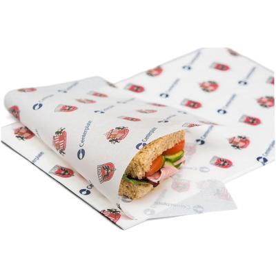 China Customized Cheap Direct Greaseproof Logo Kraft Paper Printing And Wrapping Paper For Food for sale