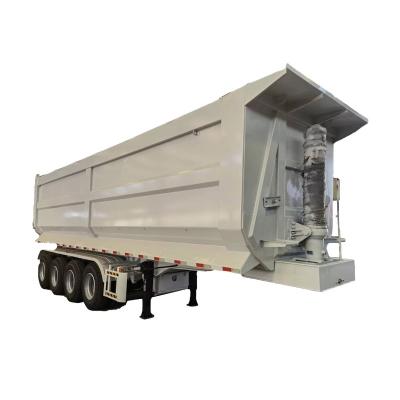 China Truck Trailer Customized 3 Axles Tractor Dump Semi Trailer for sale