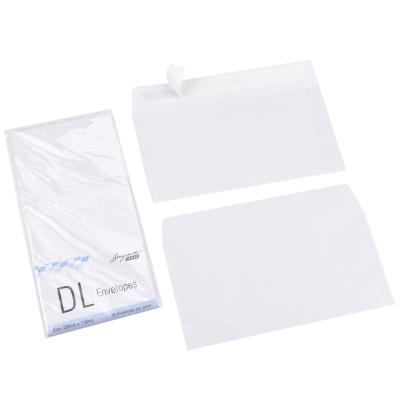 China Hot Sale C4 C5 C6 DL Skin and Seal Best Selling Envelope Paper Clearing Business Envelope Paper Bag Factory Price Packing Envelope for sale