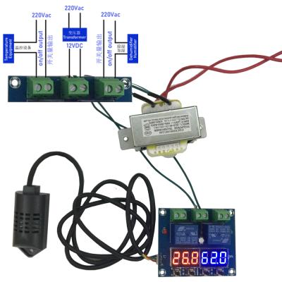 China SPDT Electronic Temperature and Humidity Switch is used to control cool/heat and humditify/dehumidify in HVAC/R systems D02XH452 for sale