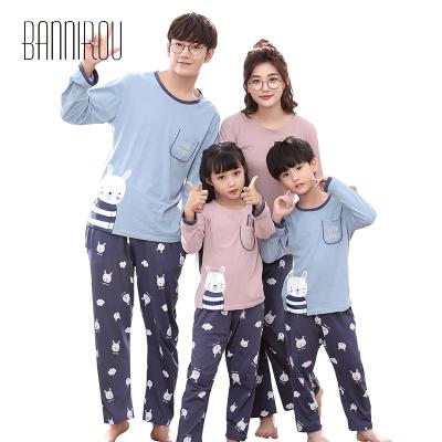 China Family Christmas Cotton QUICK DRY Pajamas For Kid Man Woman Spring Pajamas Set Wholesale for sale