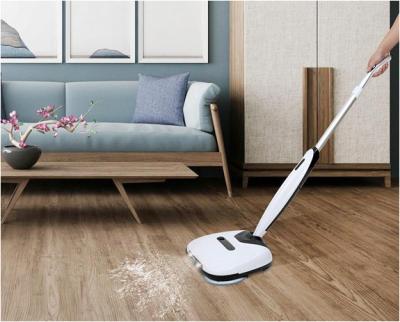 China Viable 4 in 1 High Quality Cordless Electric Double Floor Spinning Cleaning Mop with Brushroll Sweeper for sale