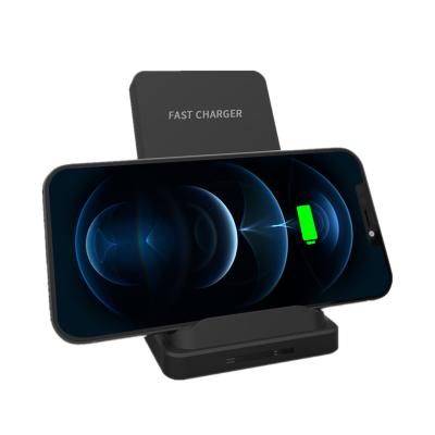 China Wholesale Fast Wireless Charger Stand 15w 15W Qi Smart Cell Phone Stand For iPhone 11 12 13 Mini Pro Max XR XS Max 8Plus Wireless Charging Stand for sale