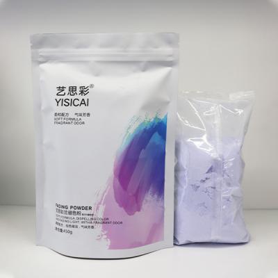 China 500g Salon Hair Discolor Bleach Powder With Blue Purple Fine Hair Color Powder for sale