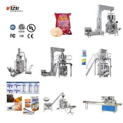 China Automatic Multifunctional Food Packing Machine VFFs Granular French Fries Back Seal Packaging Machine for sale