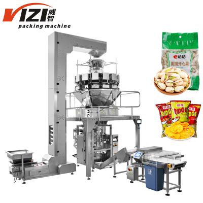 China Multifunctional Food Vertical Puffed Corn Potato Chips Snacks Packaging Machine for sale