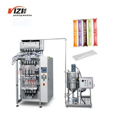 China Food Lane Multi Stick Pack Automatic Energy Gel Liquid Packaging Machine For Liquid Stick Bag for sale