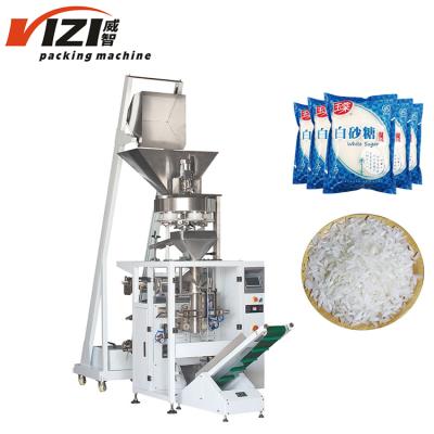 China Automatic Food Beans Grains Weighing Bag Filling Sugar Granule Packing Machine 100g 200g 500g 1Kg Sachet For Sale for sale