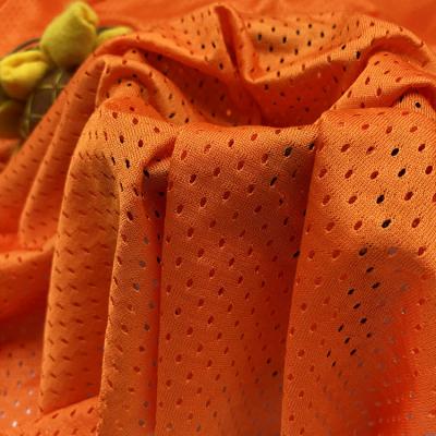 China Anti Pill 100%Polyester Pin Hole Mesh Fabric, Soccer Basketball Jersey Fabric For Sports Shorts And Sports Invest Mesh Fabric for sale