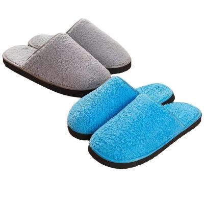 China Fashion Trend Factory Hotel Spa Winter Slippers Disposable Comfortable Warm Silent Women Slippers Soft Cotton Slippers Men for sale