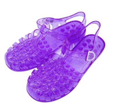 China Other Custom Logo Beach Girls Kids Jelly Sandals Fashion PVC Colors Prices Children Cheaper Optional Durable High Quality Girl Shoes for sale