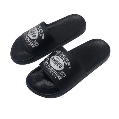 China New Designer Trend Fashion Logo Black Slide Sandal Luxury Custom Bedroom Colorful Plush Home Summer Beach Slippers for sale